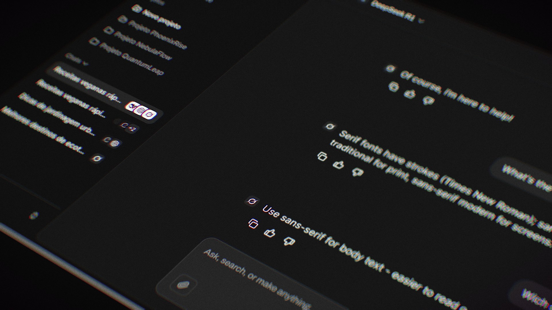 MyHub — AI chat conversation